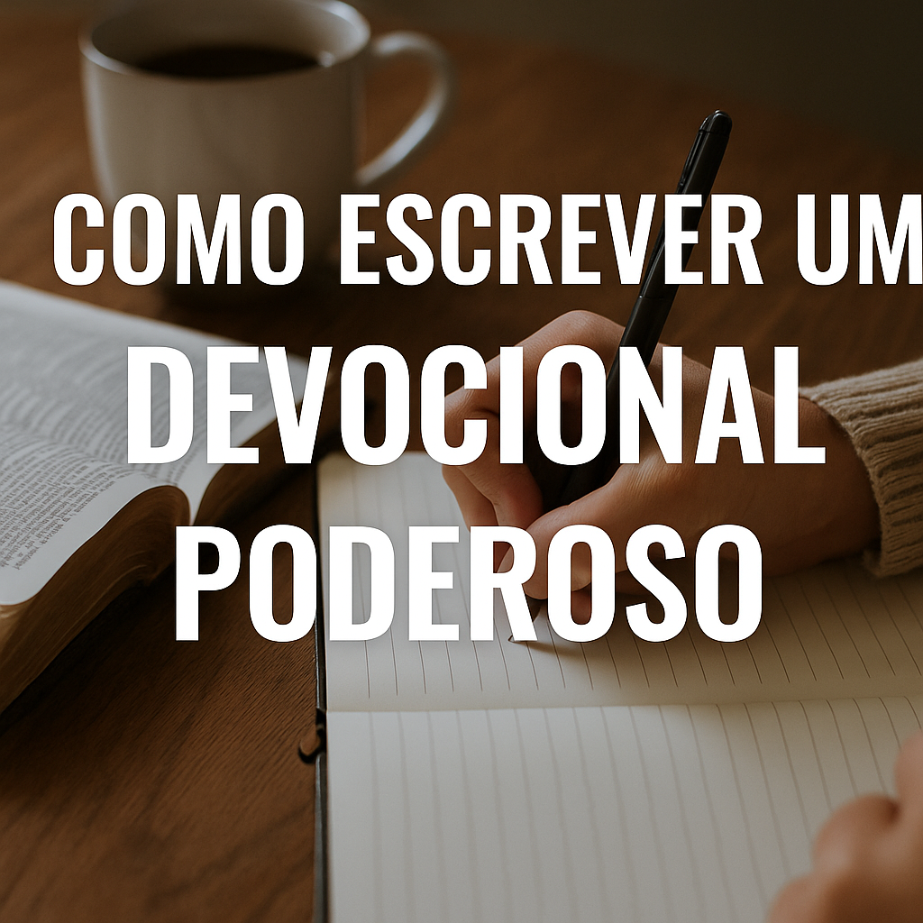 Como escrever um devocional poderoso – guia prático com base bíblica